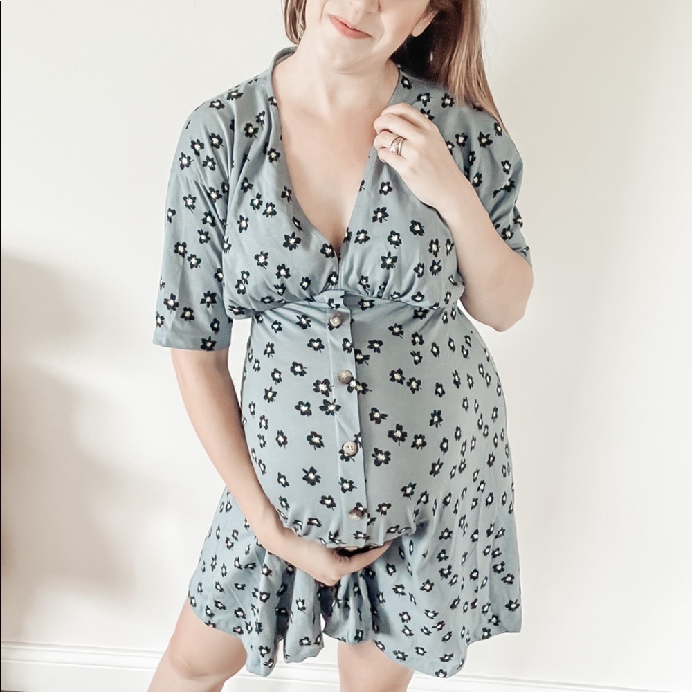 ASOS floral Maternity Dress